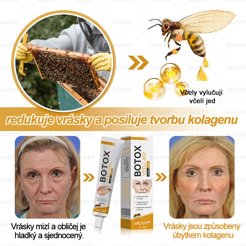 Poslední den akce: 50 % sleva - 🍯HAJUEI® Botox Včelí jed Krém na odstranění vrásek ✨