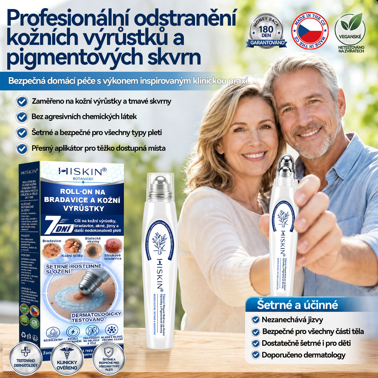 Oficiální značkový obchod | Hiskin® 7denní odstraňovač skvrn a pigmentových skvrn (Bezbolestný rollerball bez jizev)🐬