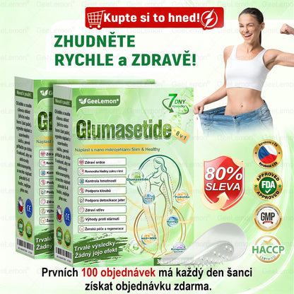 👩‍⚕️ 🎁 𝐆𝐞𝑒𝑙𝑒𝐦𝐨𝐧® Glum𝐚𝐬𝐞tide 8 v 1 – Zeštíhlující nano mikrojihlový náplast 🇨🇿 Jen 1× denně ✅ Viditelné změny za 7 dní – na obezitu, kardiovaskulární zdraví, diabetes a kloubní problémy