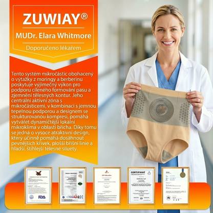CZ👙Oficiální obchod značky | ZUWIAY® 2026 Moringa & Berberine 4v1 mikročásticová tvarující a spalující tuk šortky