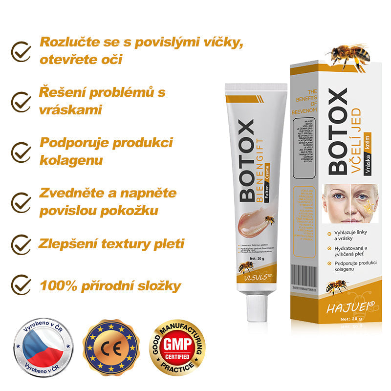 Poslední den akce: 50 % sleva - 🍯HAJUEI® Botox Včelí jed Krém na odstranění vrásek ✨